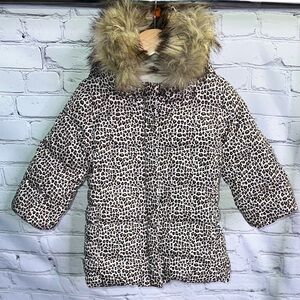 Baby Gap Cold Control Ultramax Coat 18-24 mos Cheetah Leopard Print
